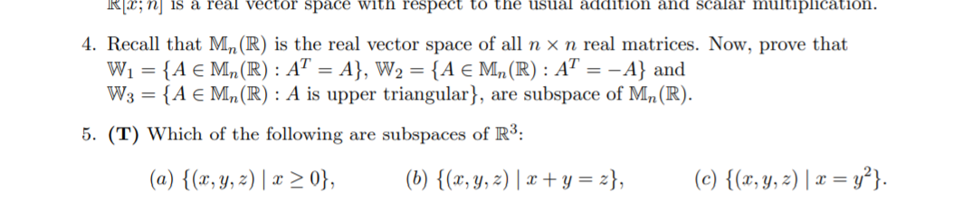 QUESTION 5 Please EXPLAIN BRIEFLY Kar; n is a