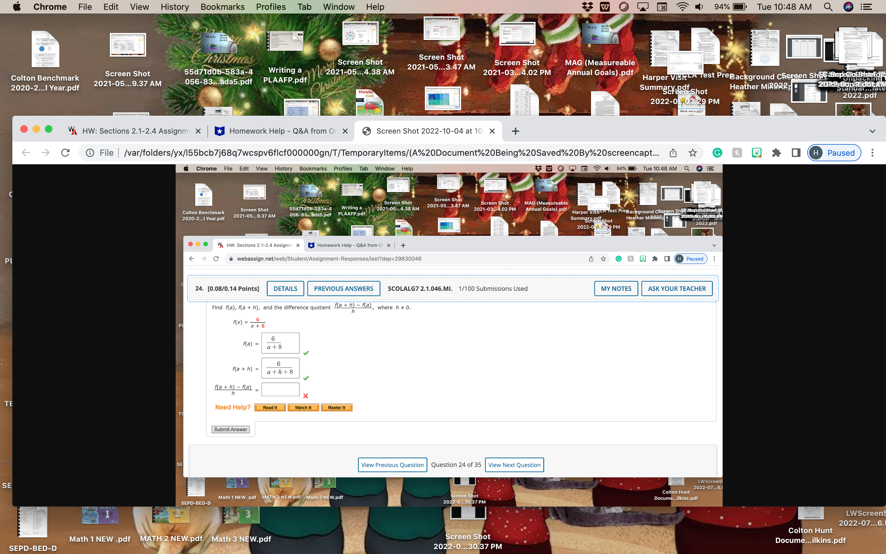 Chrome File Edit View History Bookmarks Profiles
