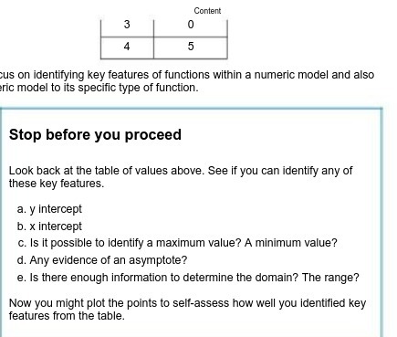 Content 3 0 4 5 us on identifying key features of