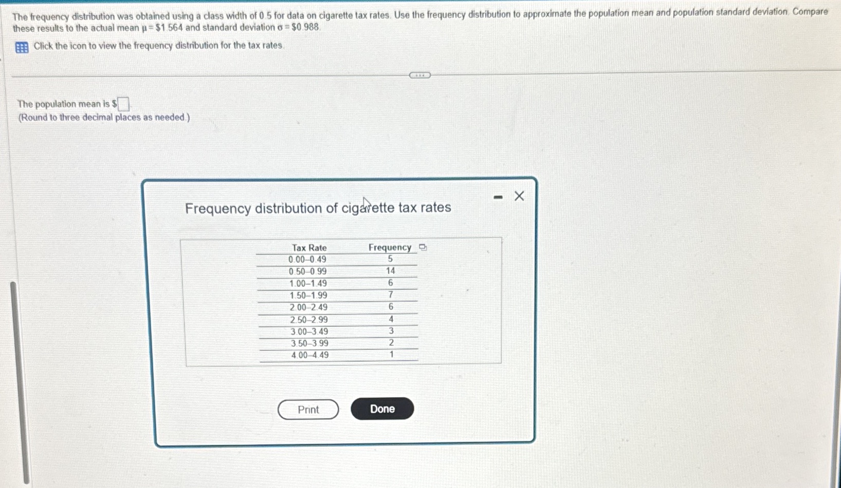 I need help answering this question The frequency