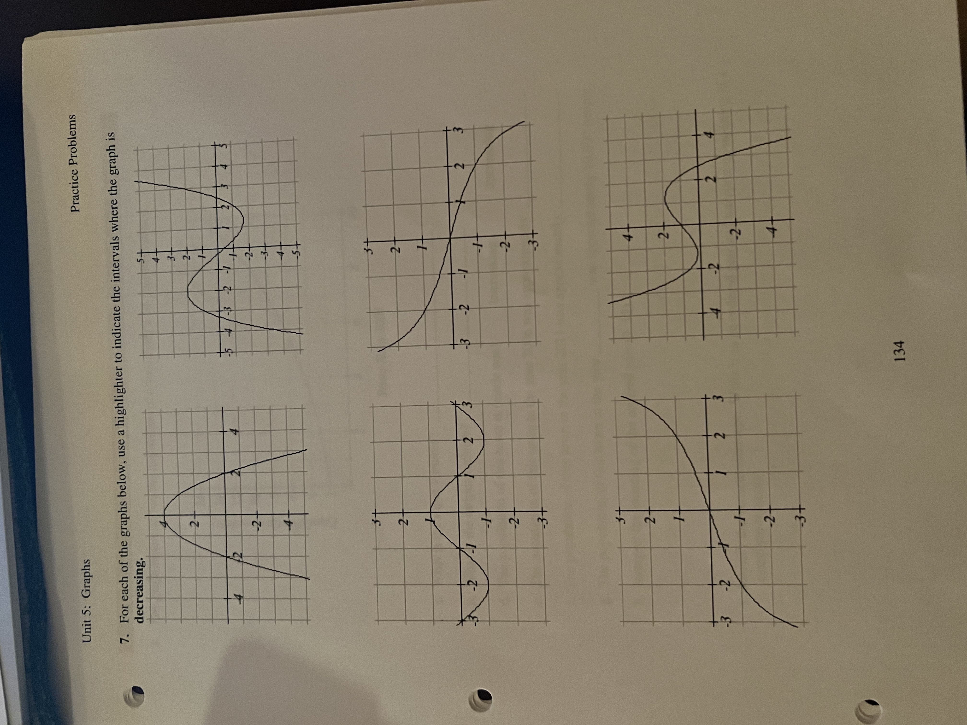 Nau Date Unit 5: Review Plot and label the