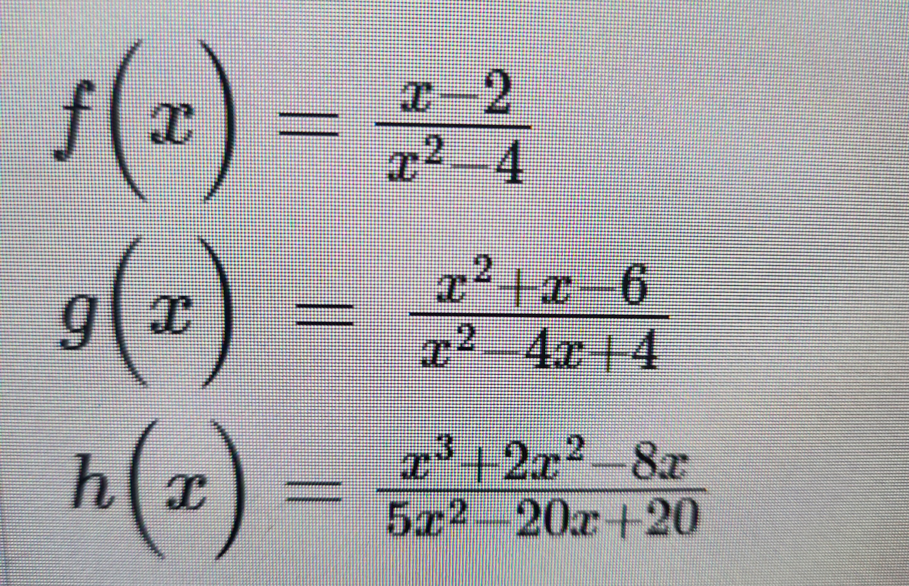 Rational functions often have x values that make