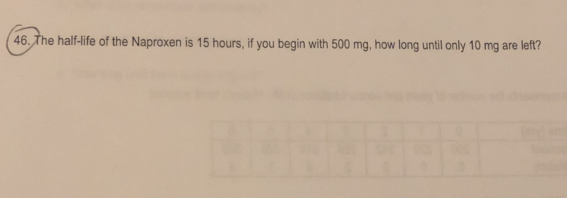 I need the answer and how to solve it please 46.