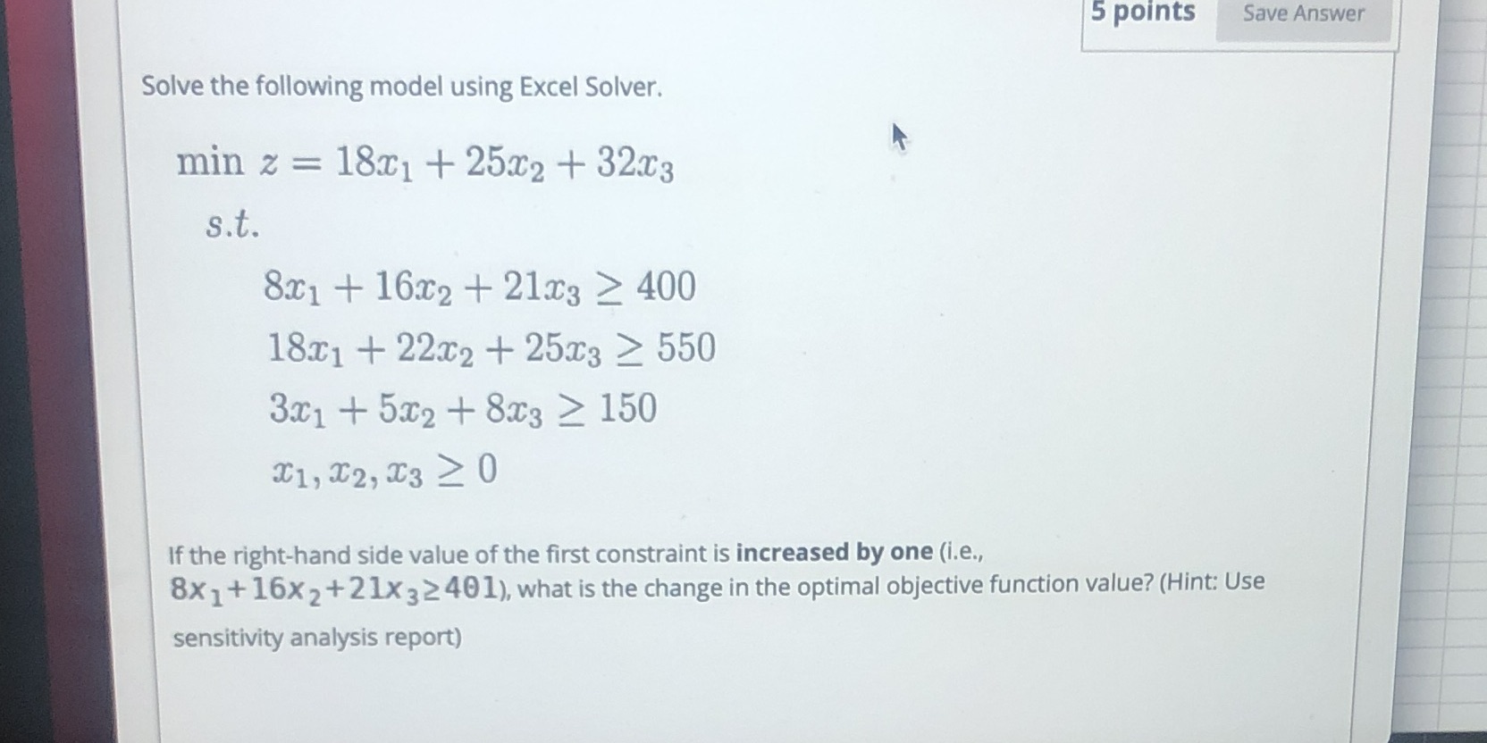 Please show me how to input this values in excel