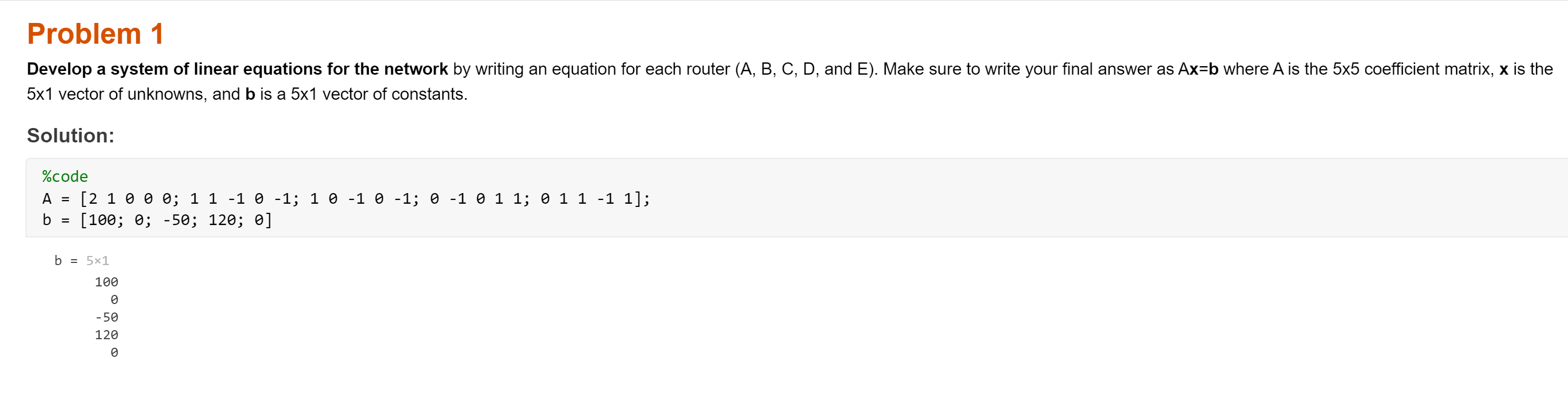 PLEASE HELP WITH PROBLEM 6!! Problem 1 Develop a