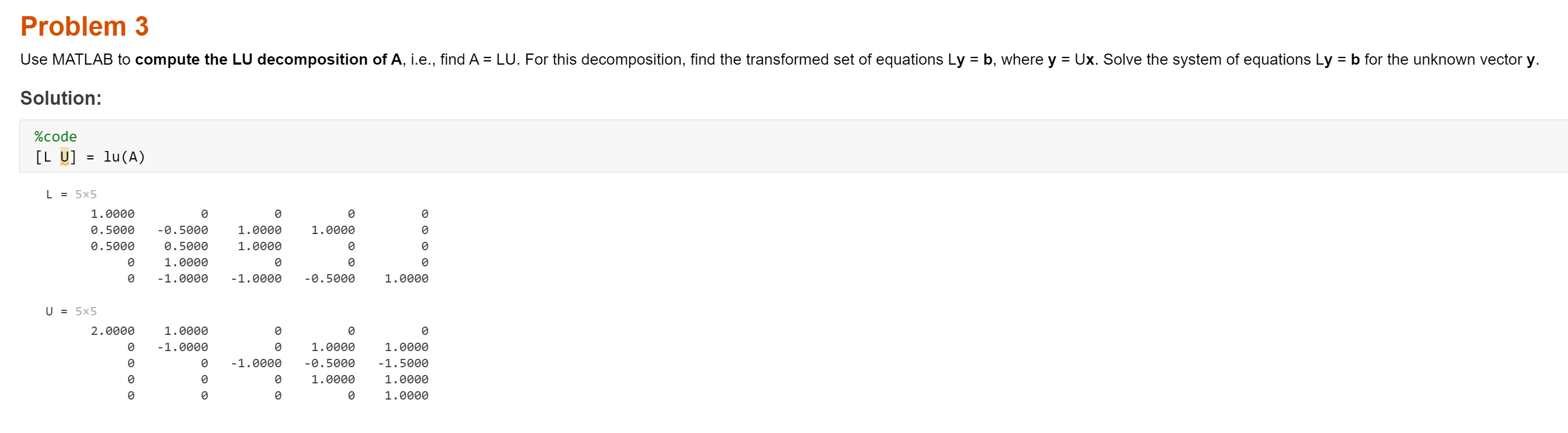 PLEASE HELP WITH PROBLEM 6!! Problem 1 Develop a