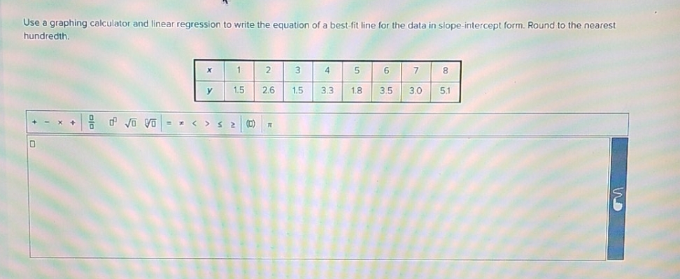 The information is in the image Use a graphing