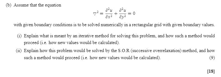 (b) Assume that the equation , a: a: Ex: :33:-