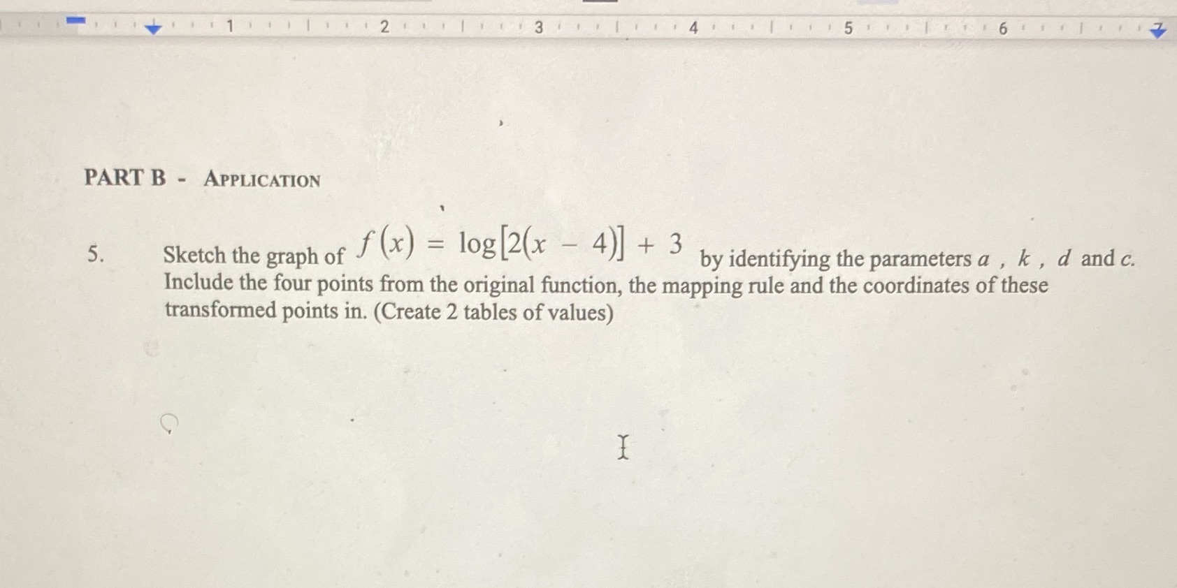 Exponential and Logarithm Functions 4 6 PART B -