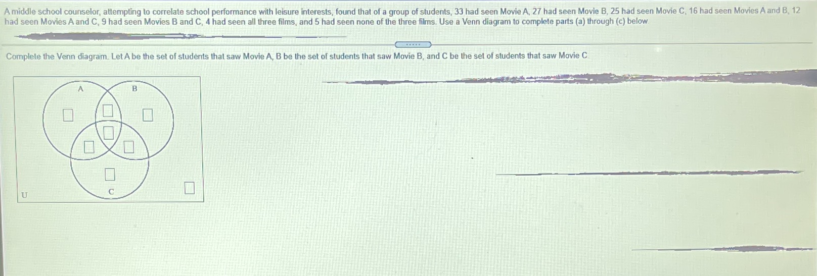 A middle school counselor, attempting to