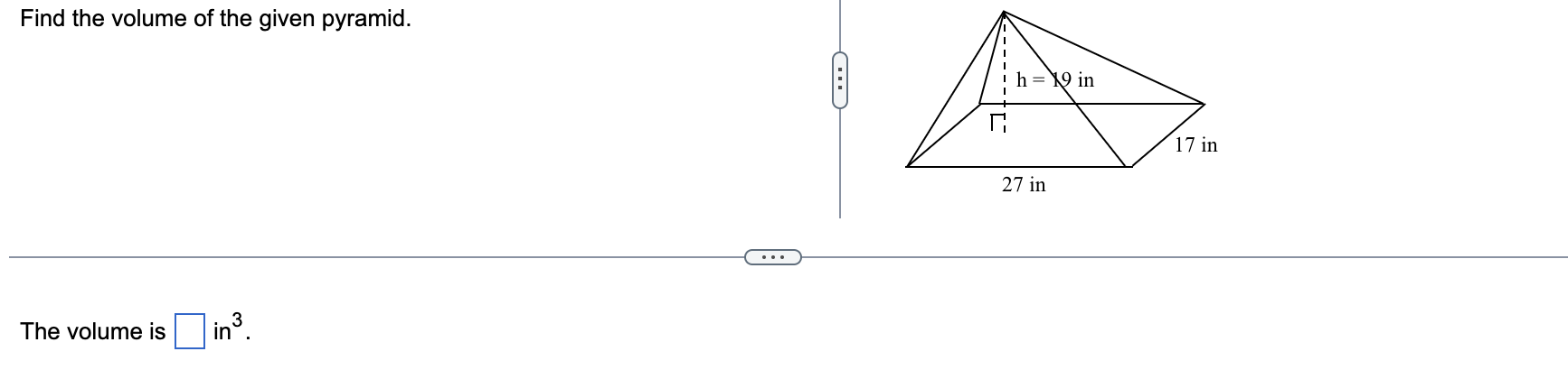 1. Find the distances x and y in the rectangular