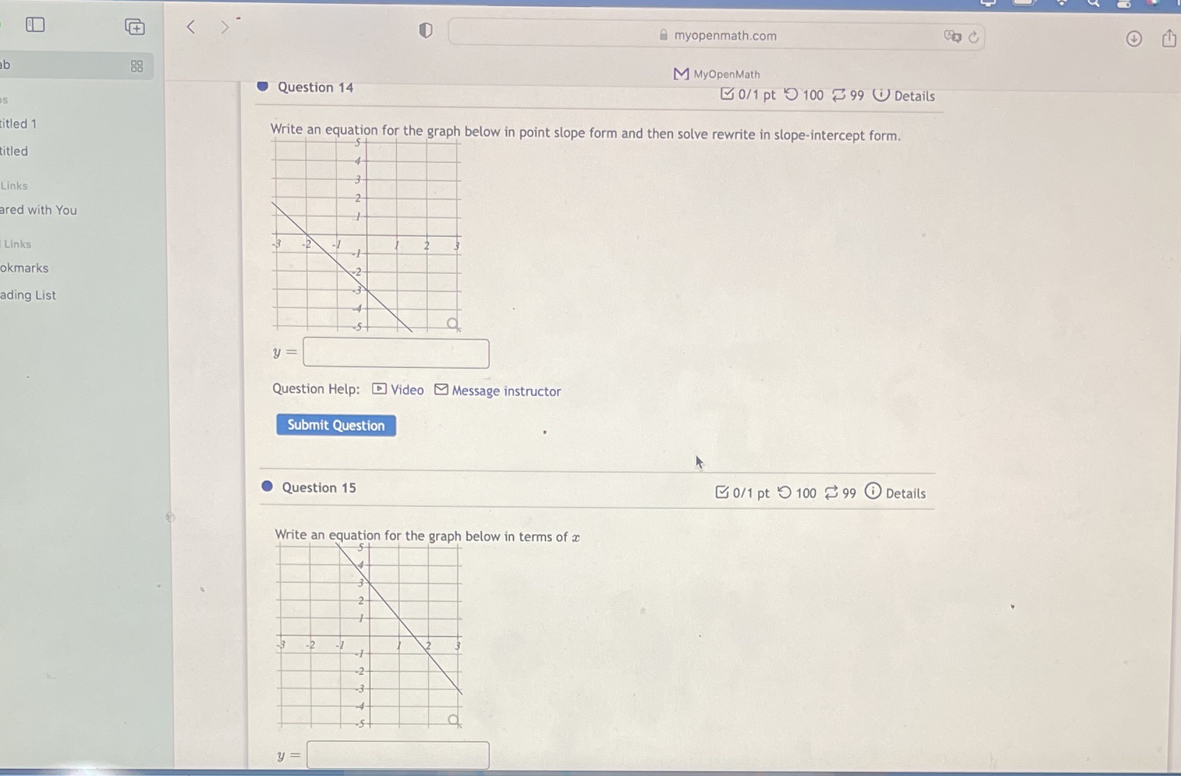 myopenmath.com C b 88 M MyOpenMath Question 14