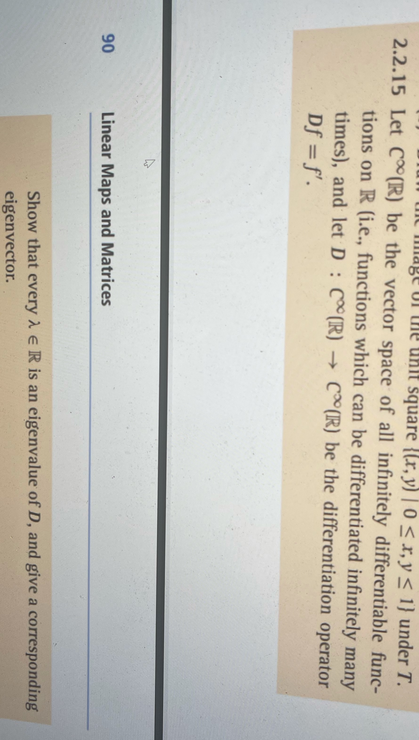e unit square {(x, y) | 0 < x, y < 1) under T.