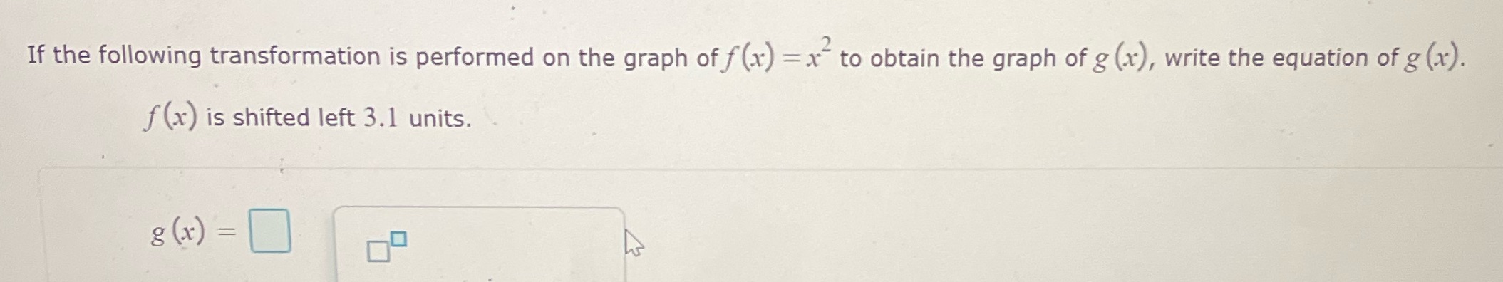 If the following transformation is performed on