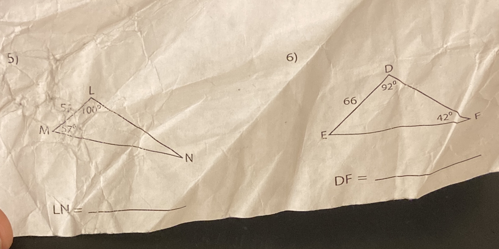 Show our work 51 6) 5 1060 D M 2570 920 66 F 420