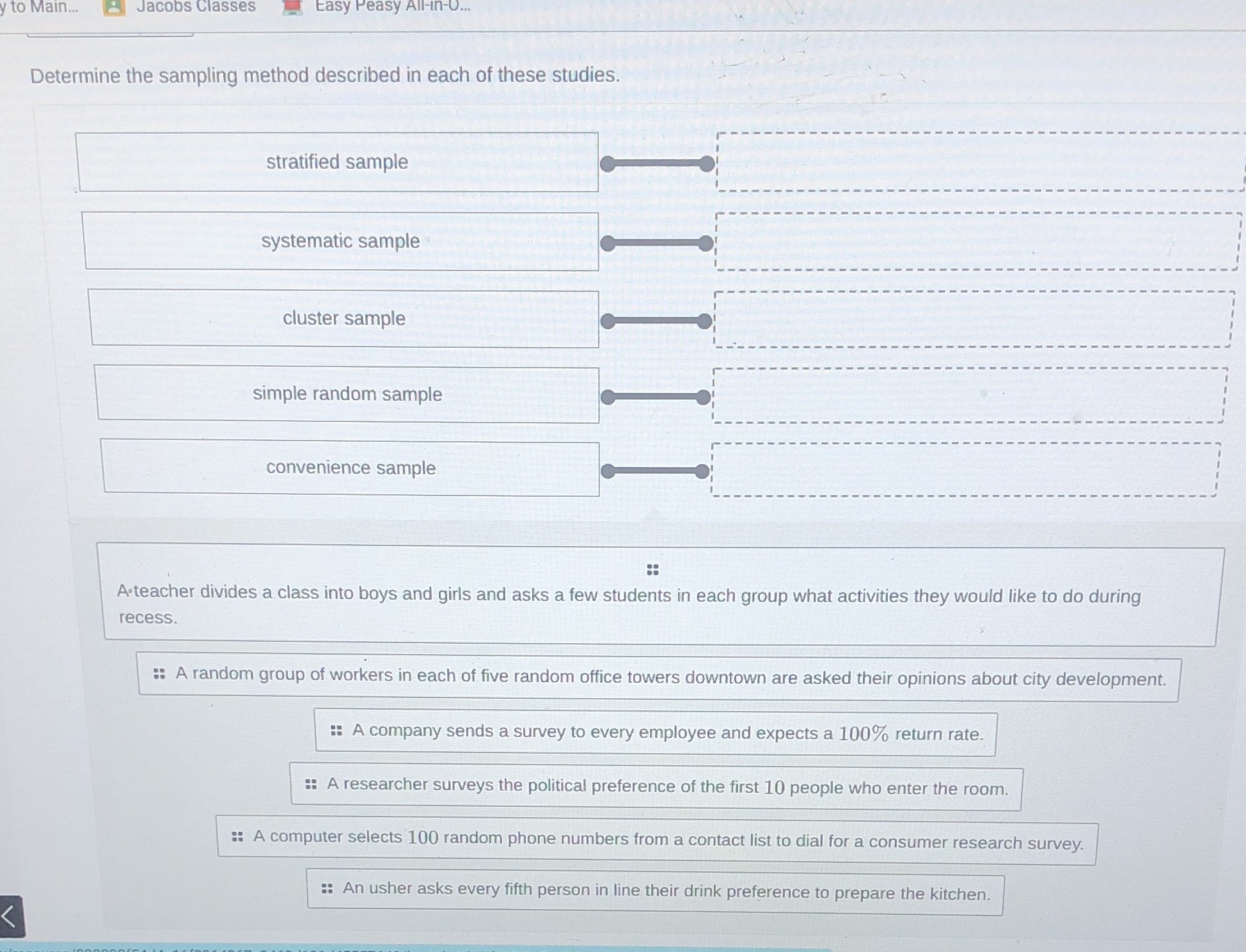 Can you please help me match these to the correct