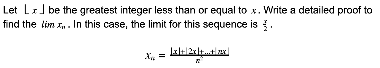 Need help on proving and verifying the limit for