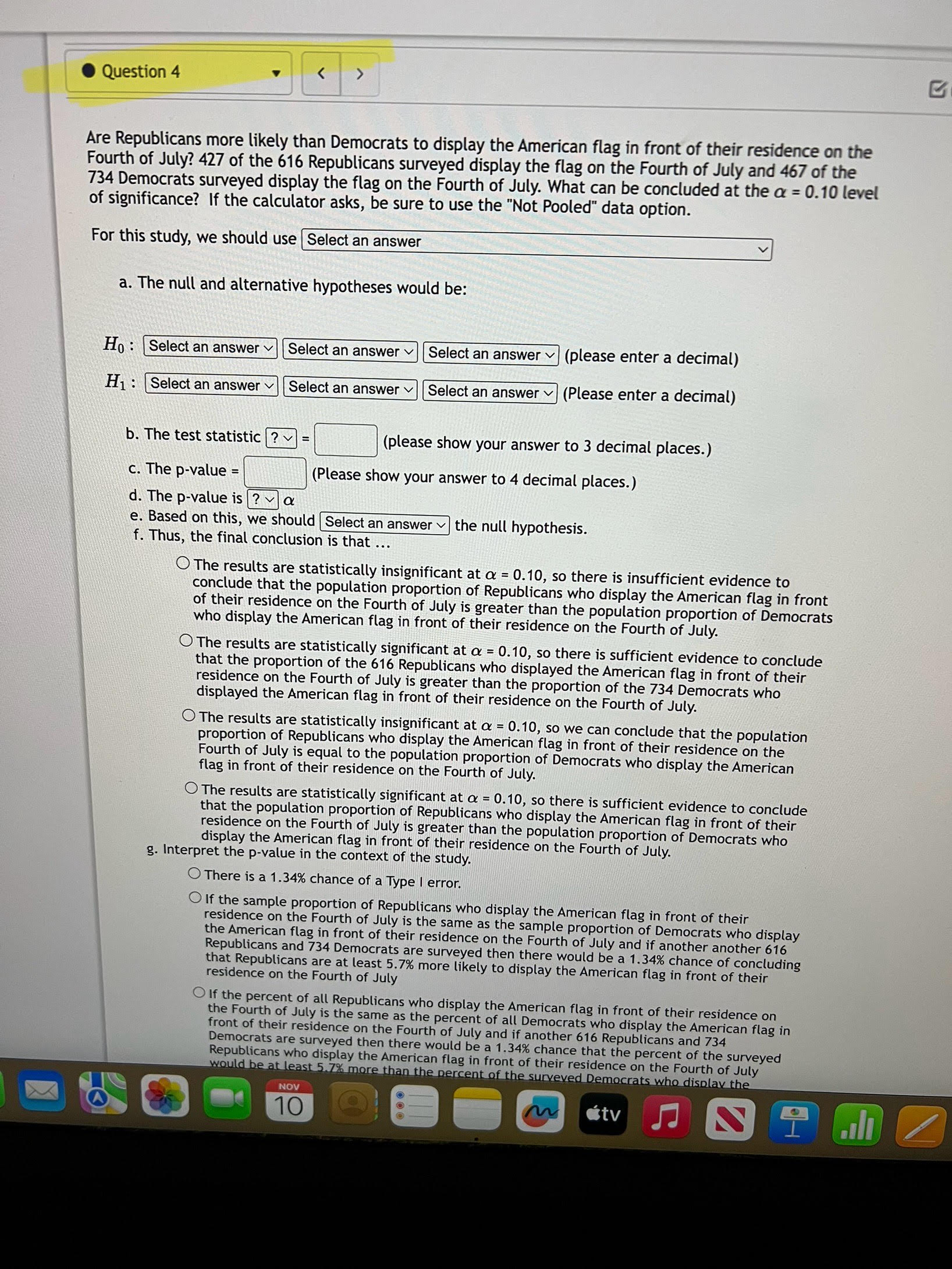 Question 2 Is the average time to complete an