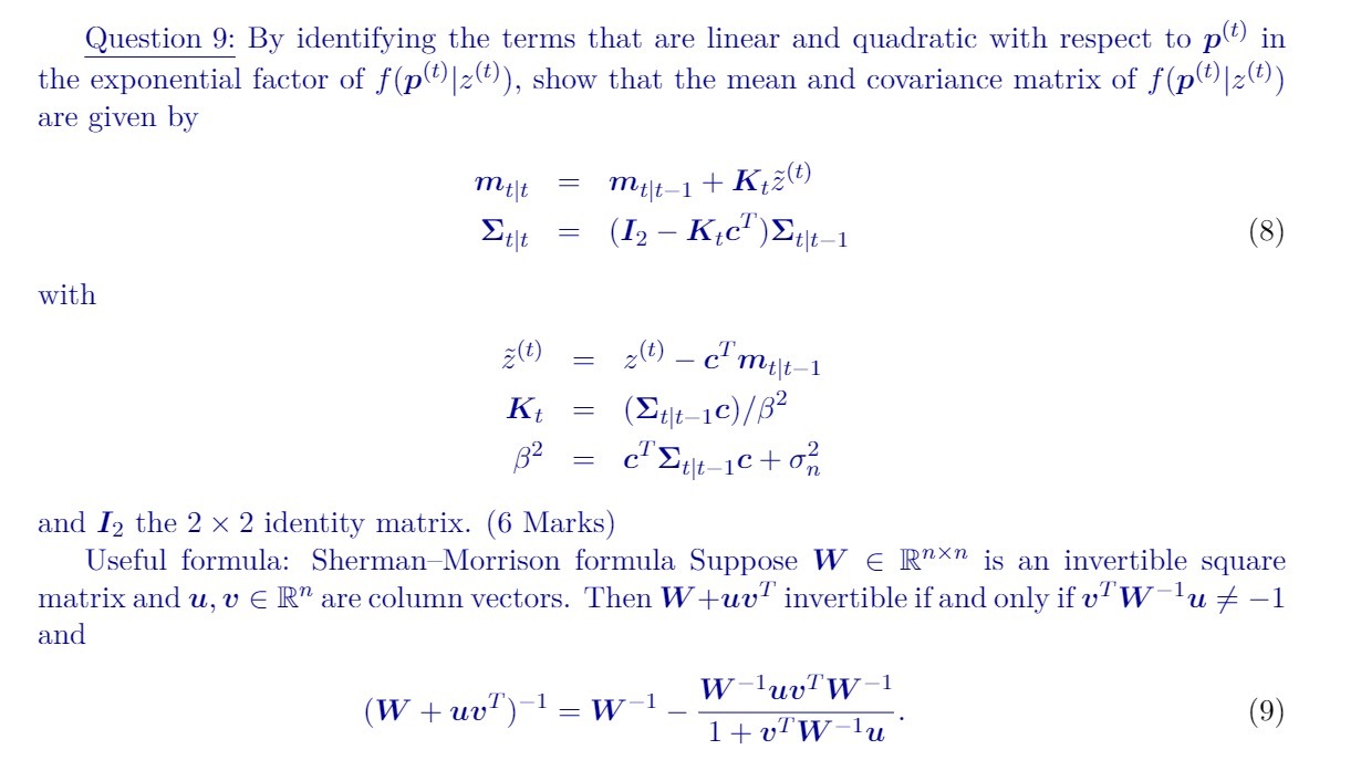 Question 9: By identifying the terms that are