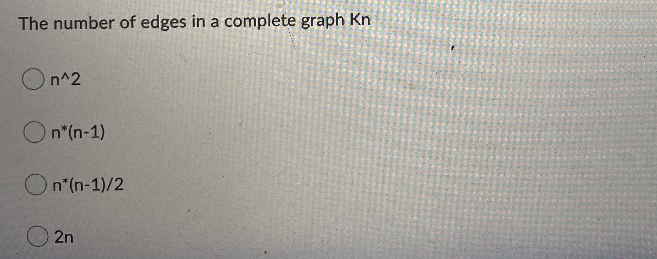 Practice question ad The Bacon Number Rhizome