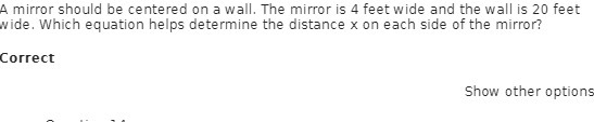 A mirror should be centered on a wall. The mirror
