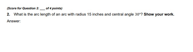 (Score for Question 1: _of 5 points) 1. This