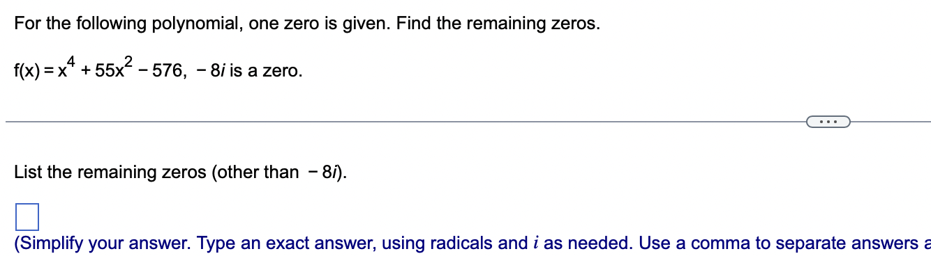Determine the different possibilities for the