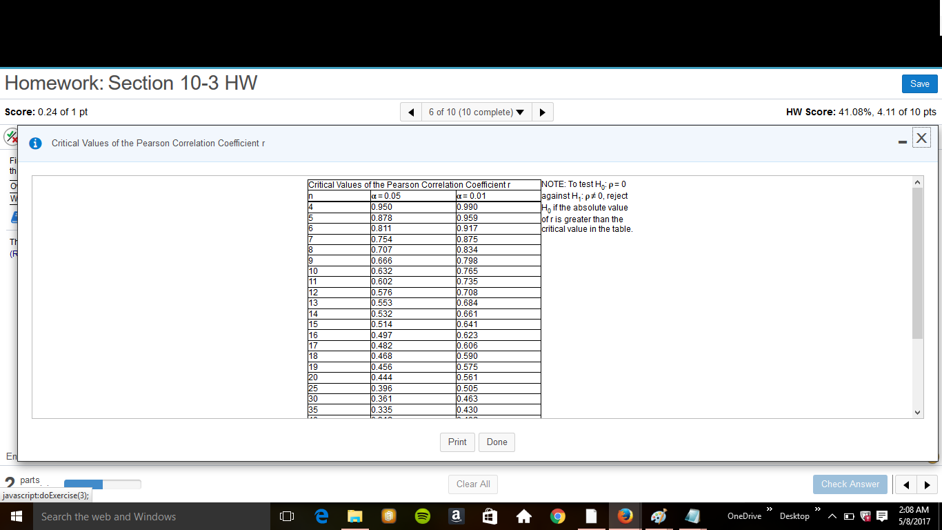 Homework: Section 10-3 HW 1 8 of10 [10 complete)v