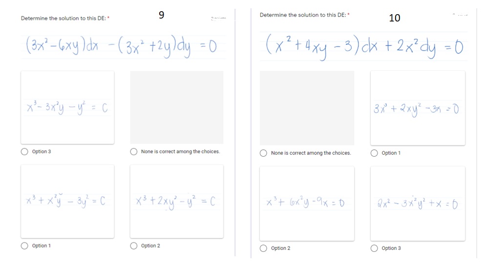 PLEASE ANSWER ALL QUESTIONS. FOR NUMBERS 9-13,