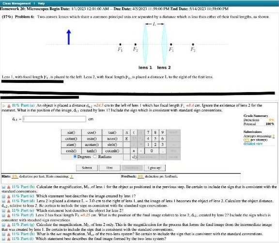 Class Management Help Tomework 201: Microscopes