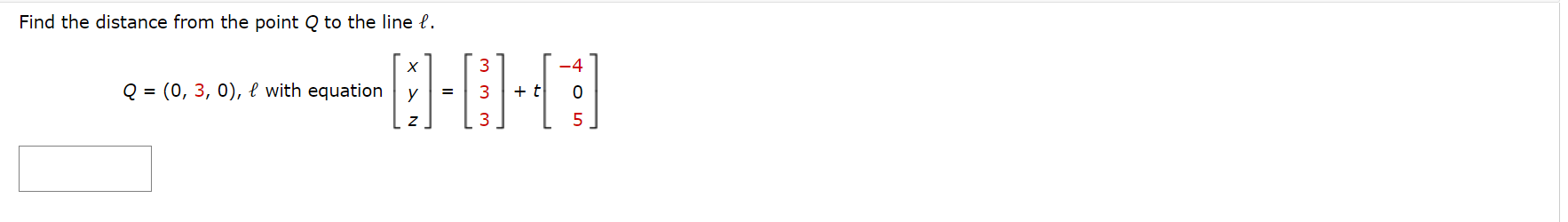 Find the normal form of the equation of the plane