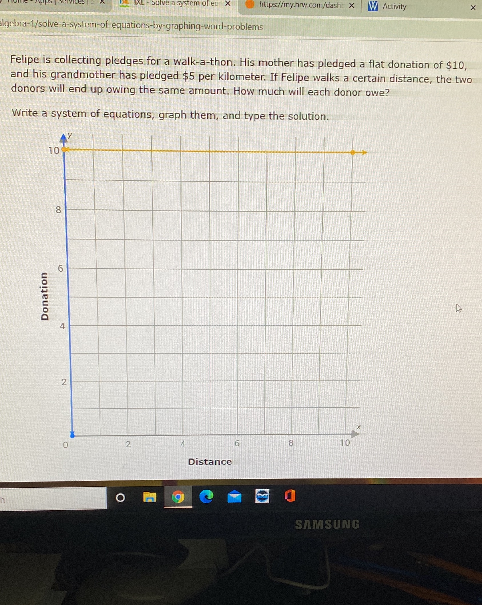 Answer the following question - Solve a system of