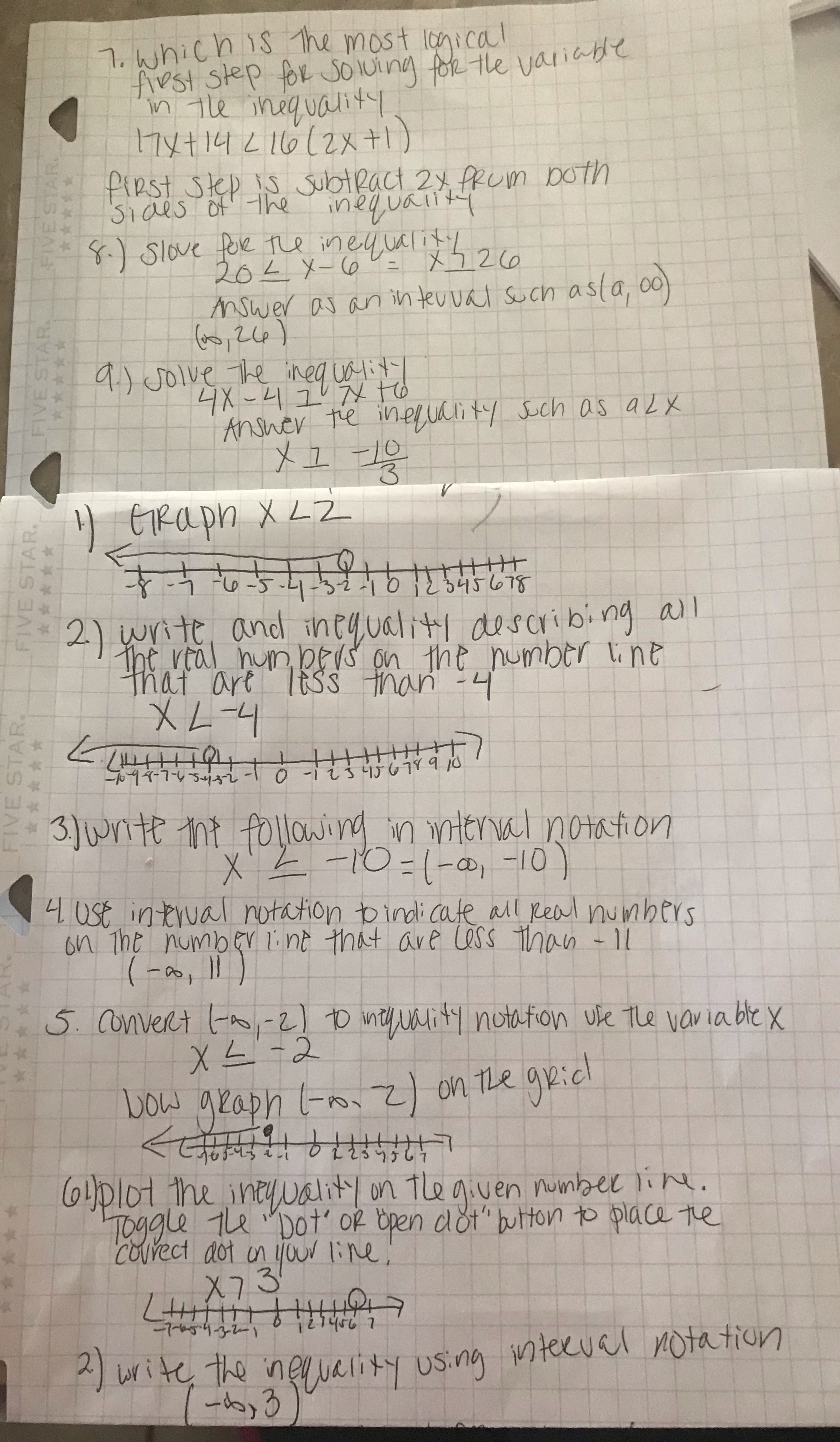 Please help and write down work so I can have a