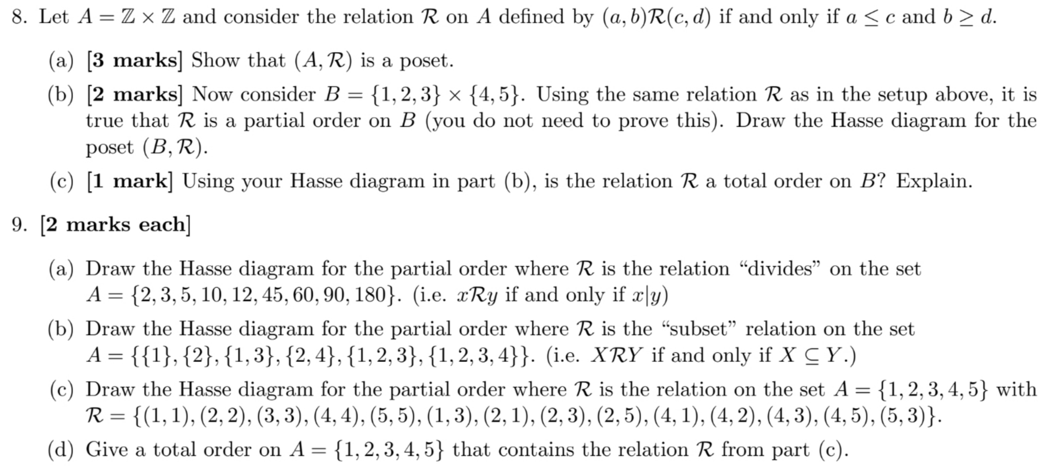 Hello, I have discrete math questions. I need