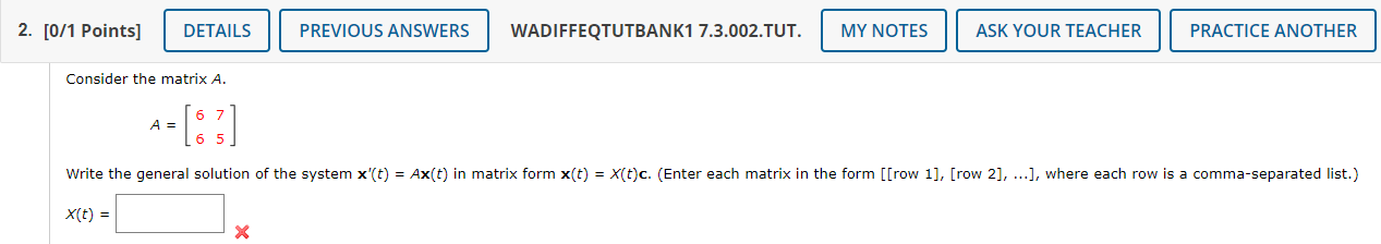 2. [W1 Points] DETAILS PREVIOUS ANSWERS