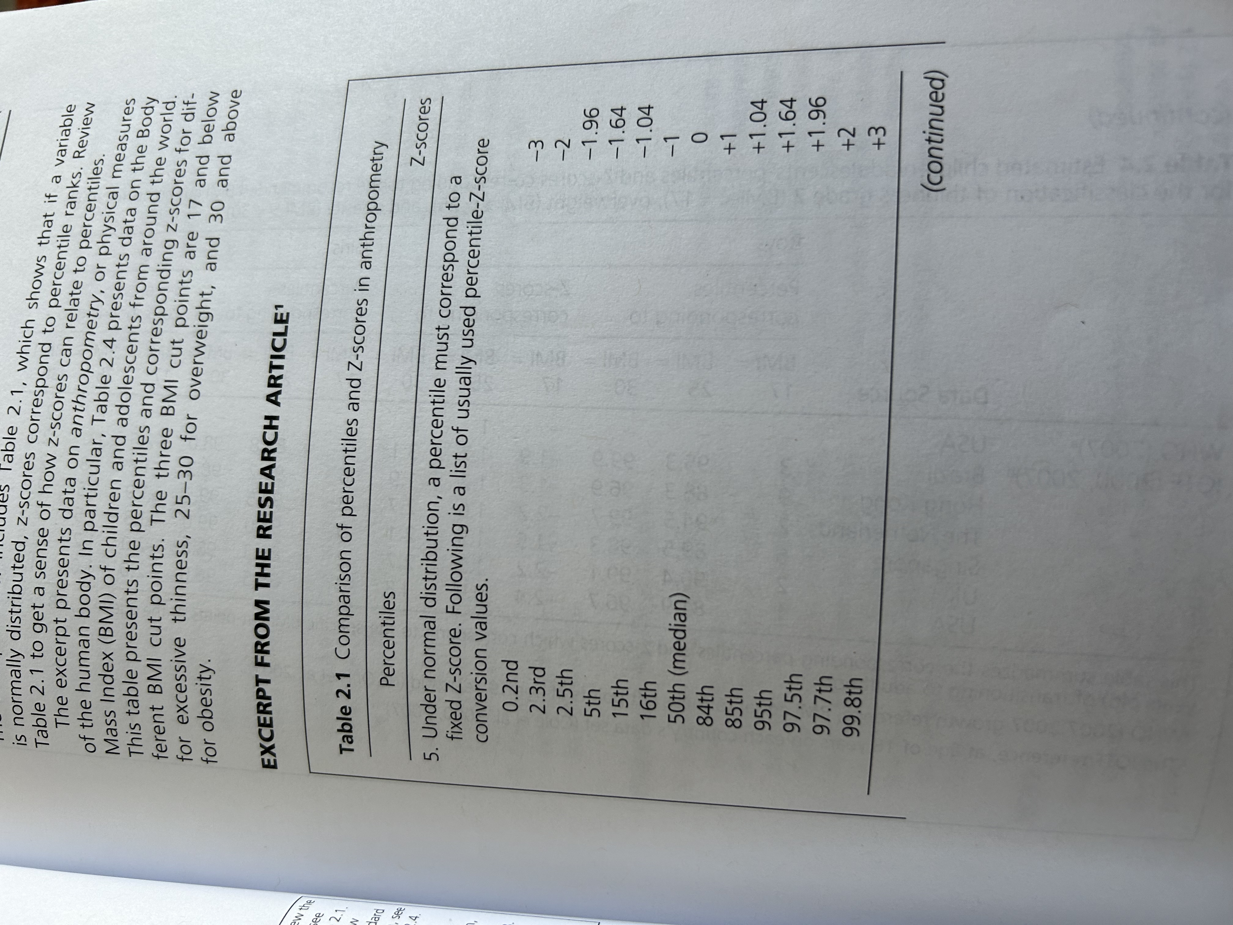 (continued) Table 2.4 Estimated