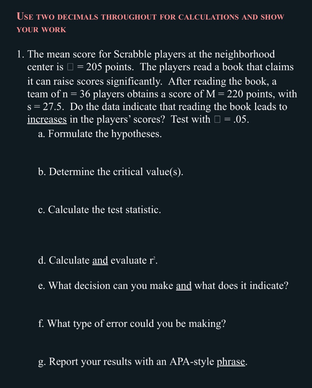 Can you answer and explain all steps please USE