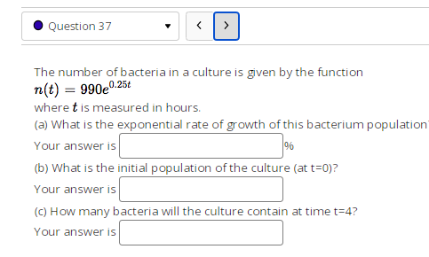 Question 21 < > For the function /(x) = 5 .9*,