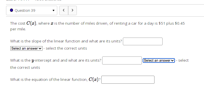 Question 21 < > For the function /(x) = 5 .9*,