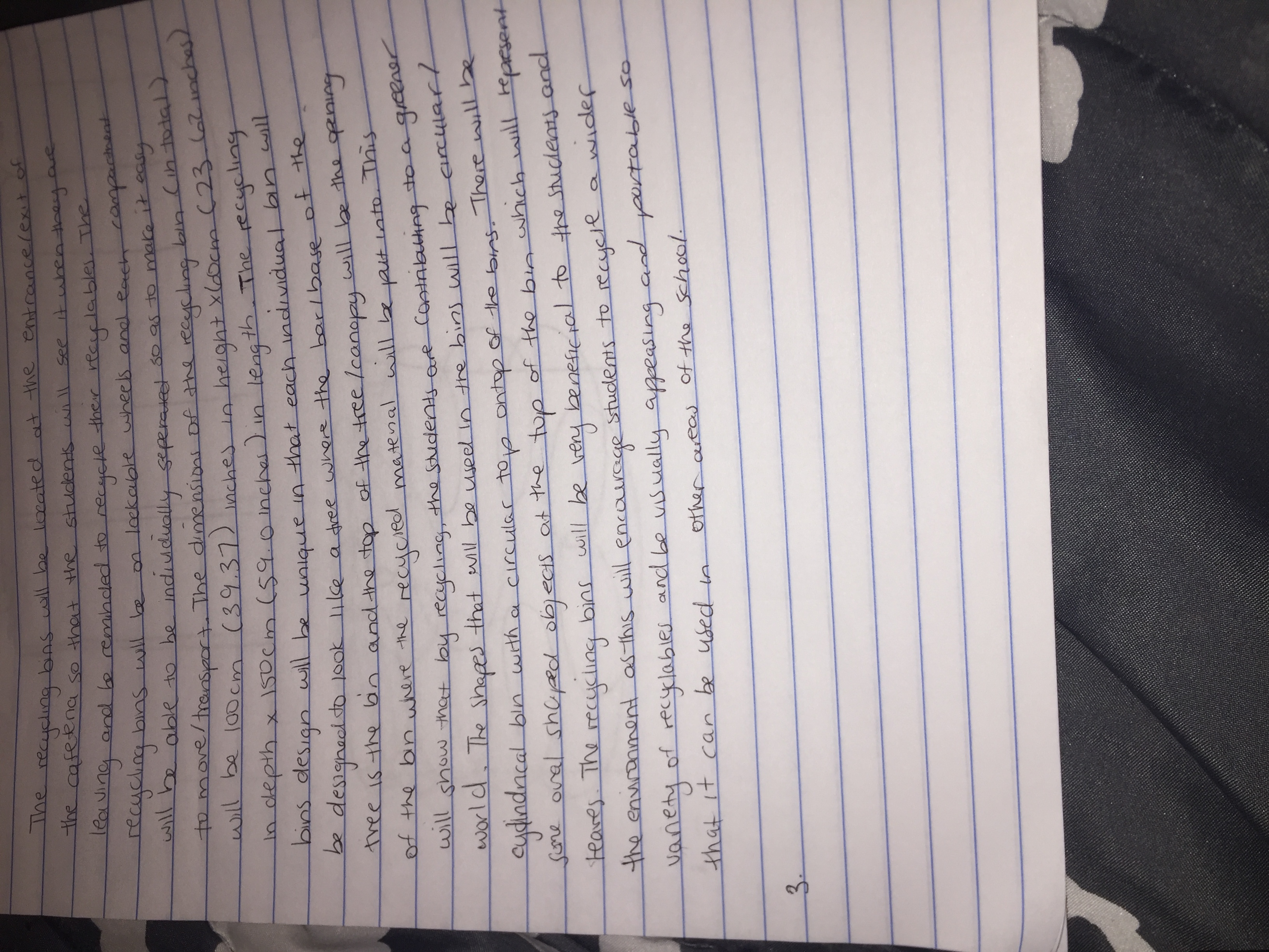 Complete questions 3, 5 and 6. Use the proposal