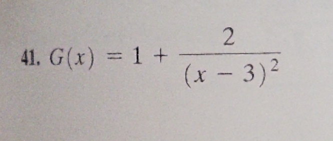 a.) Graph the rational function using