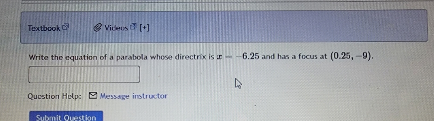Please help! Thank you! Textbook @ Videos = [+]