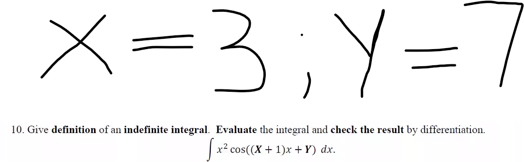 10. Give definition of an indefinite integral.