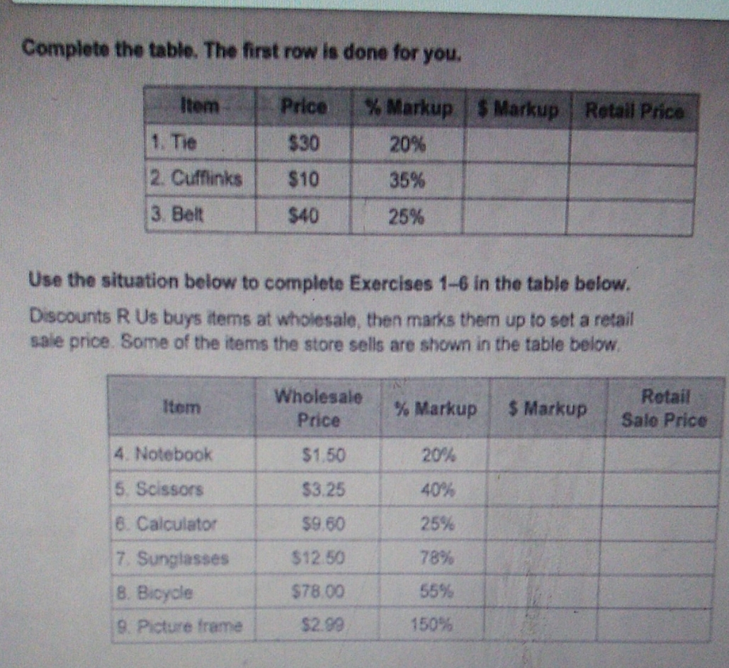 idk know what to do xd Complete the table. The
