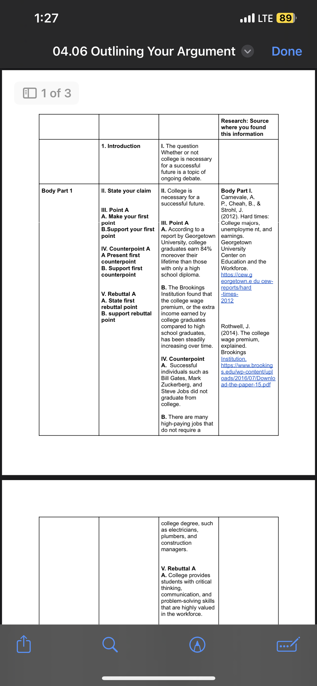 Assignment instructions + sample! (At the bottom)
