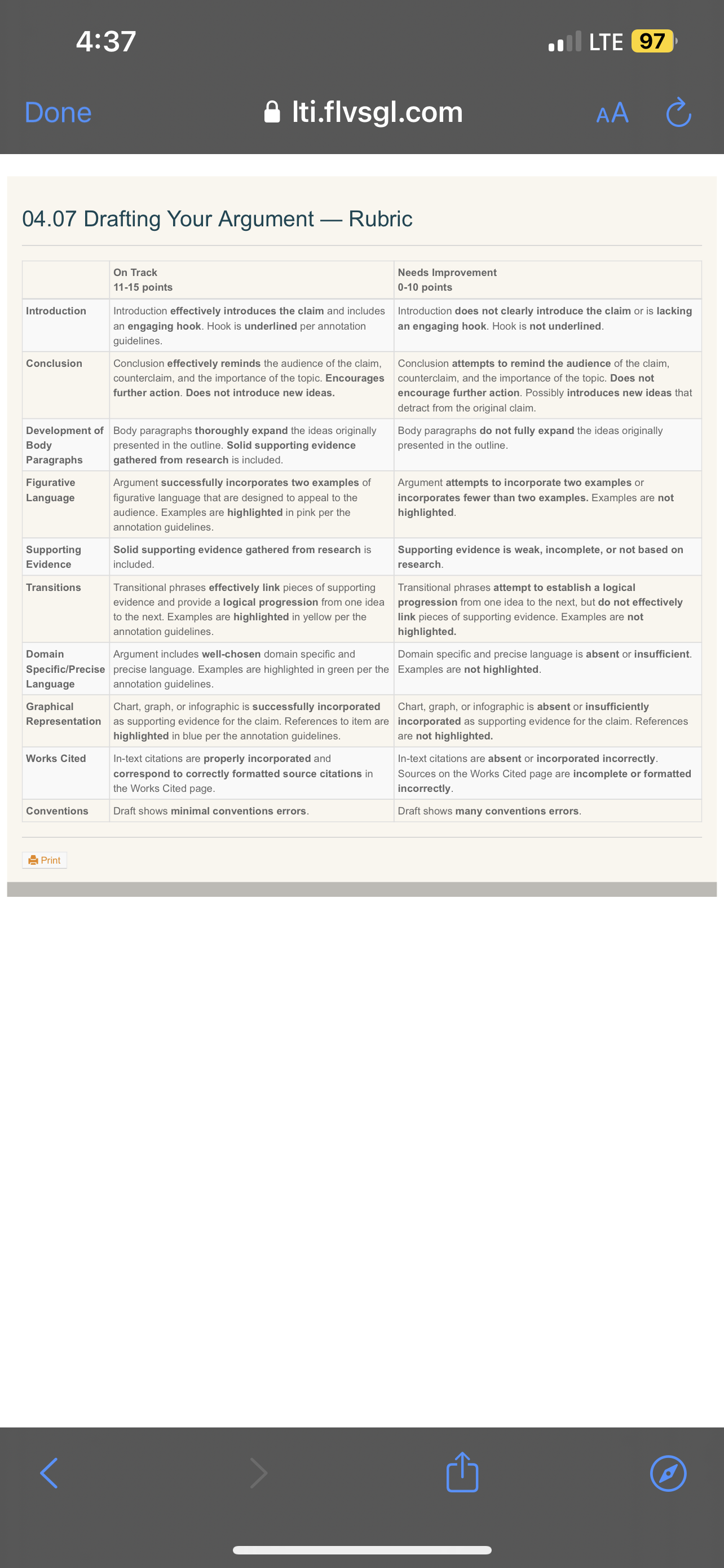 Assignment instructions + sample! (At the bottom)