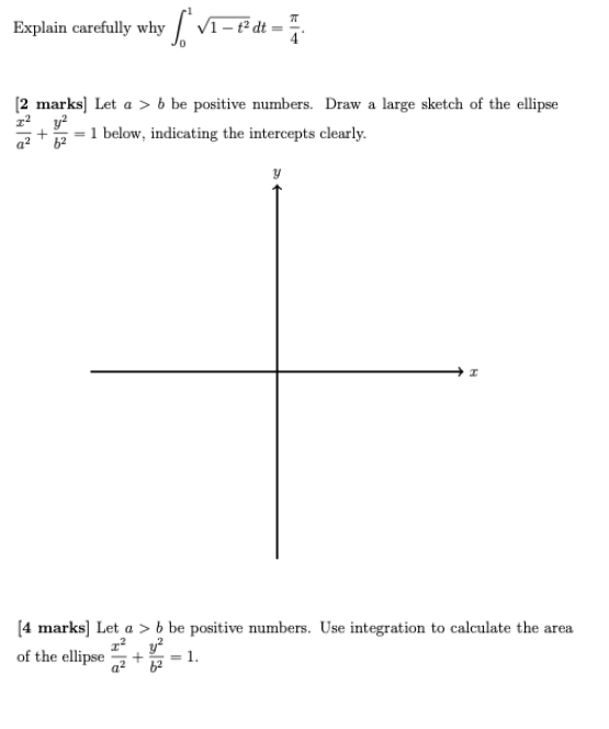 Explain carefully why / V1 -2dt - 1. [2 marks]