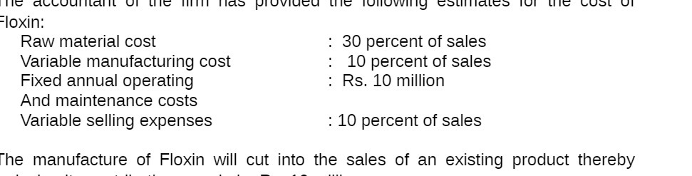 mill Tides provided the following estimates Tol