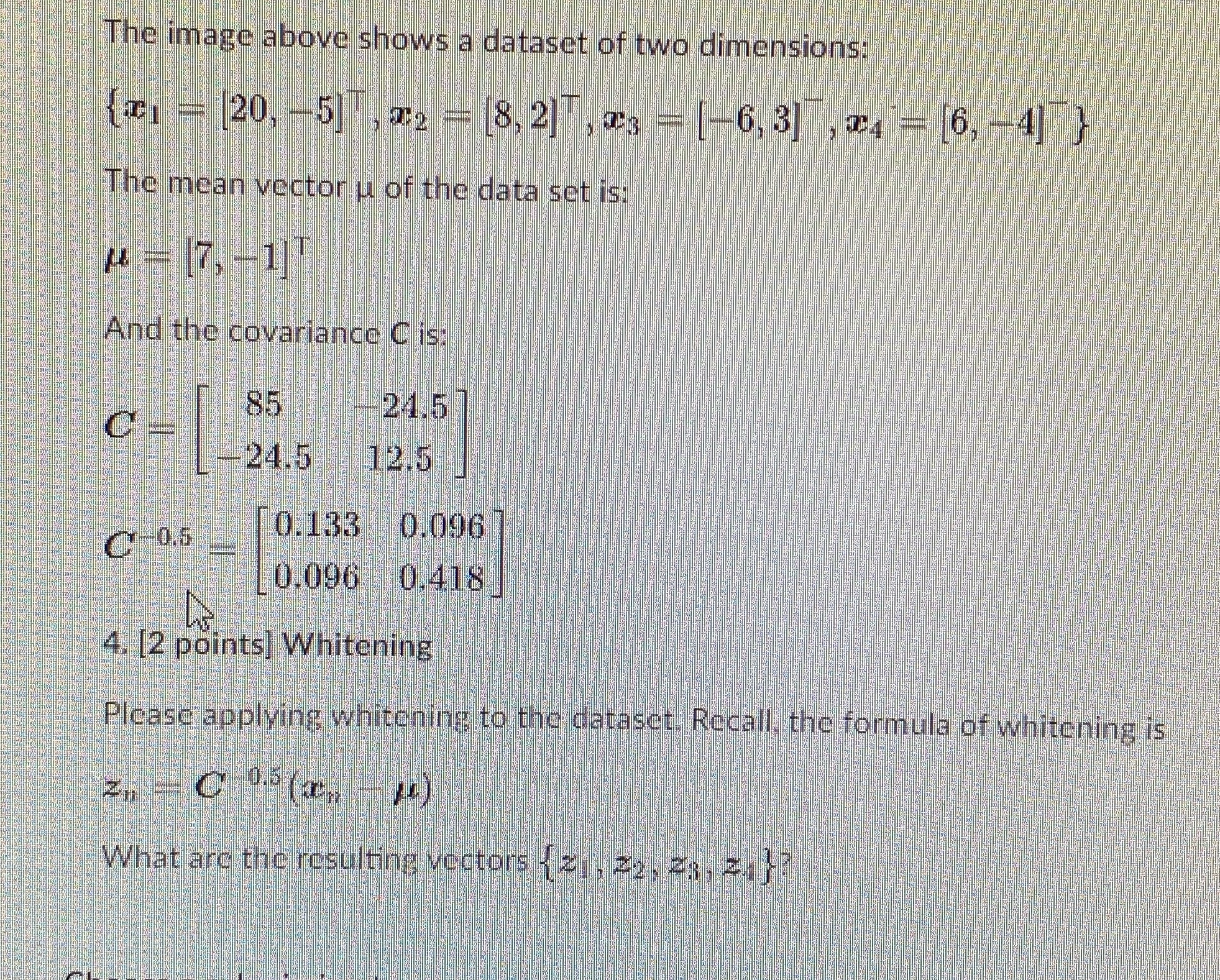 Given the information and formula below, how