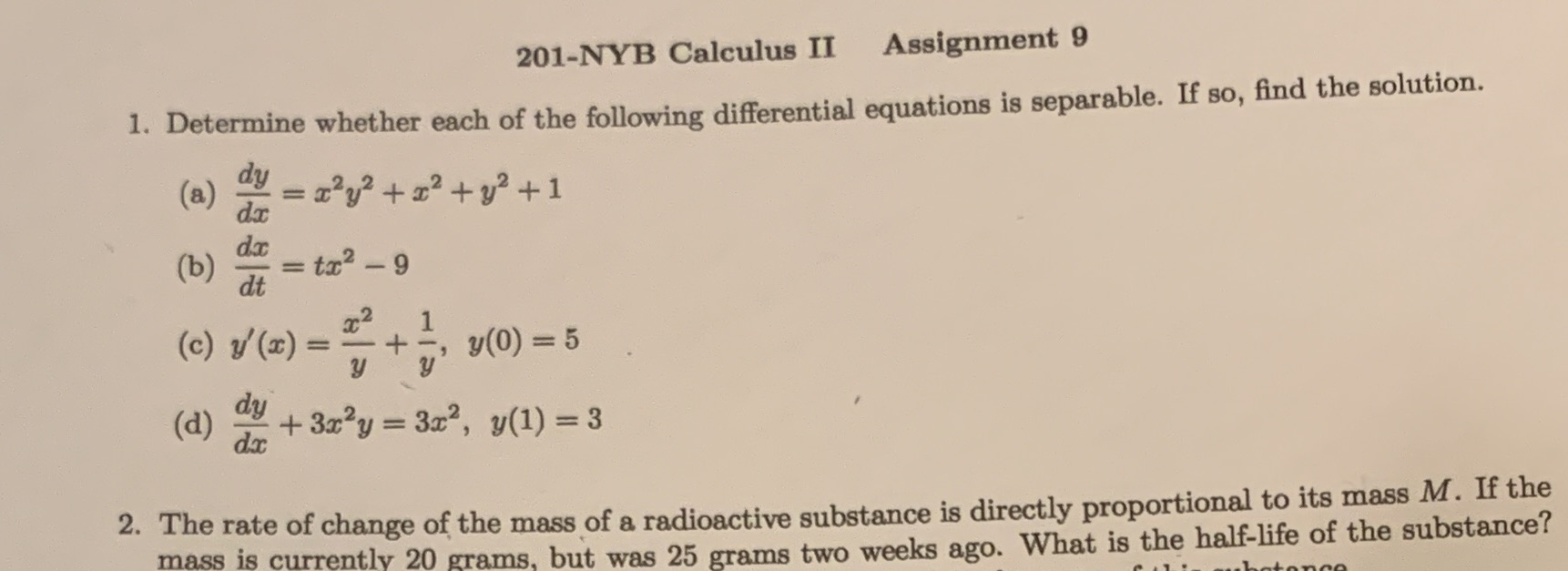 Detailed explanation 201-NYB Calculus II